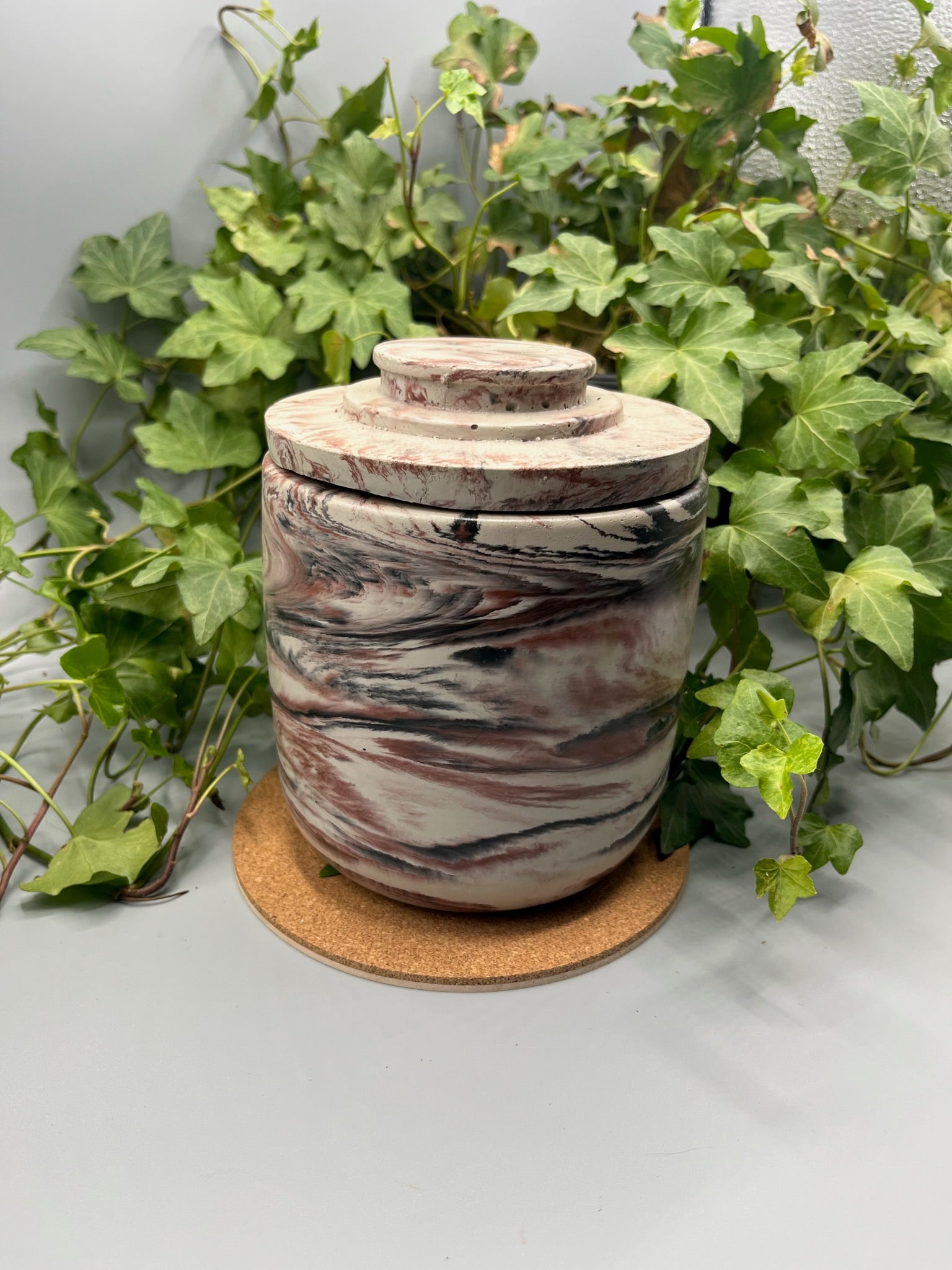 Straight Edge Swirl Firepit